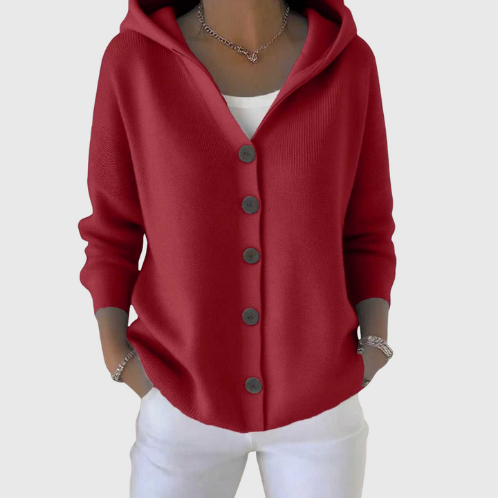 Arvoline | Elegant Hooded Cardigan