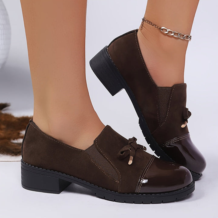 Virna | Comfortable and Elegant Loafers with Bow