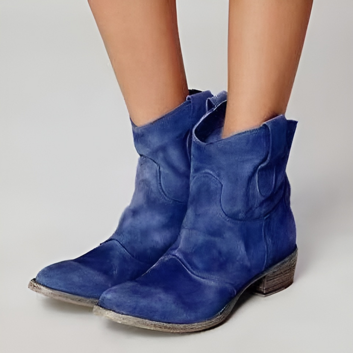 Carlotta | Chic Suede Ankle Boots | Fashion-Forward Look