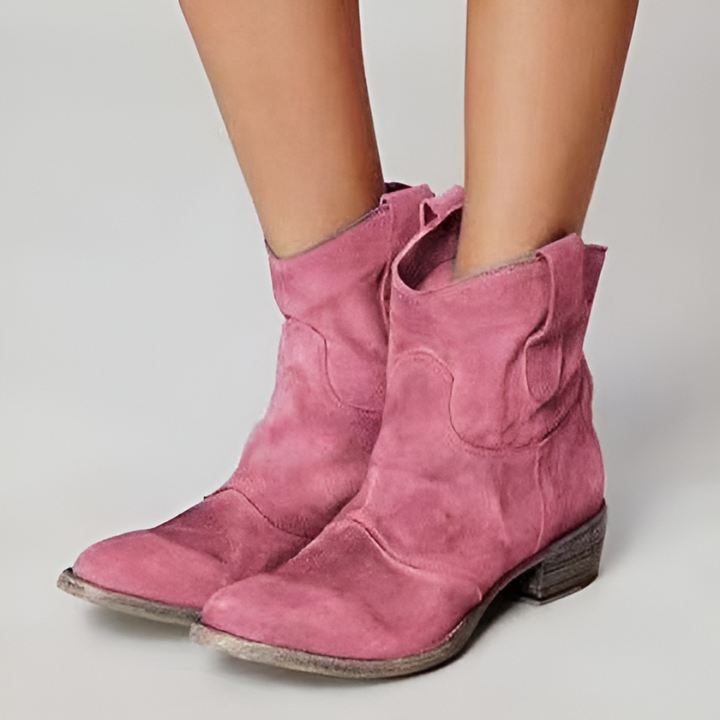 Carlotta | Chic Suede Ankle Boots | Fashion-Forward Look