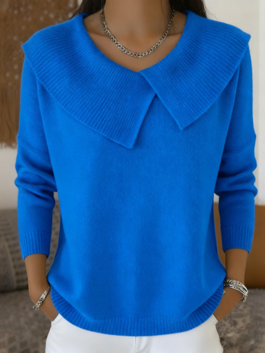 Lucia | Elegant Sweater with Soft Collar