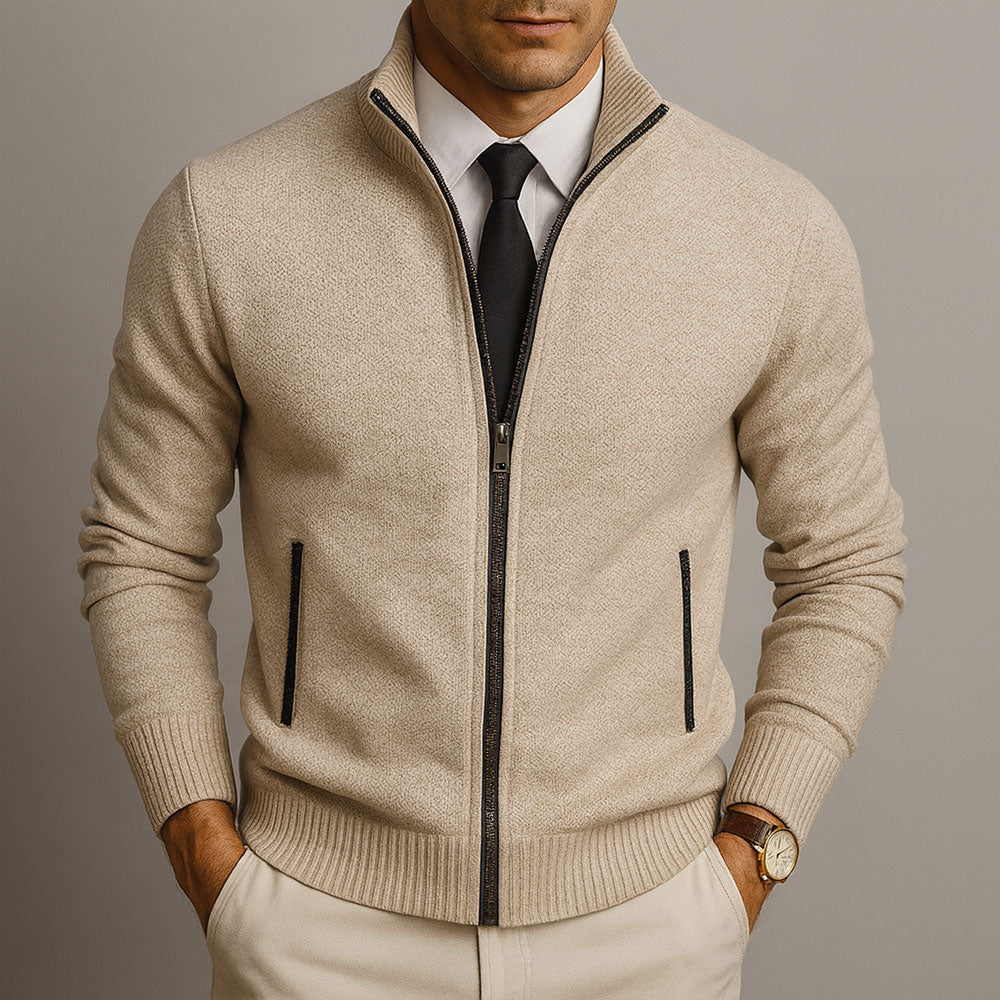 Jake | Wool Zip Cardigan
