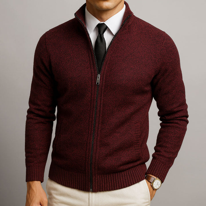 Jake | Wool Zip Cardigan