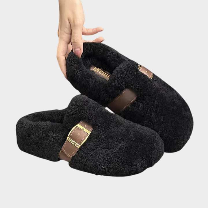 Elara™ | Cozy Fluffy Loafers