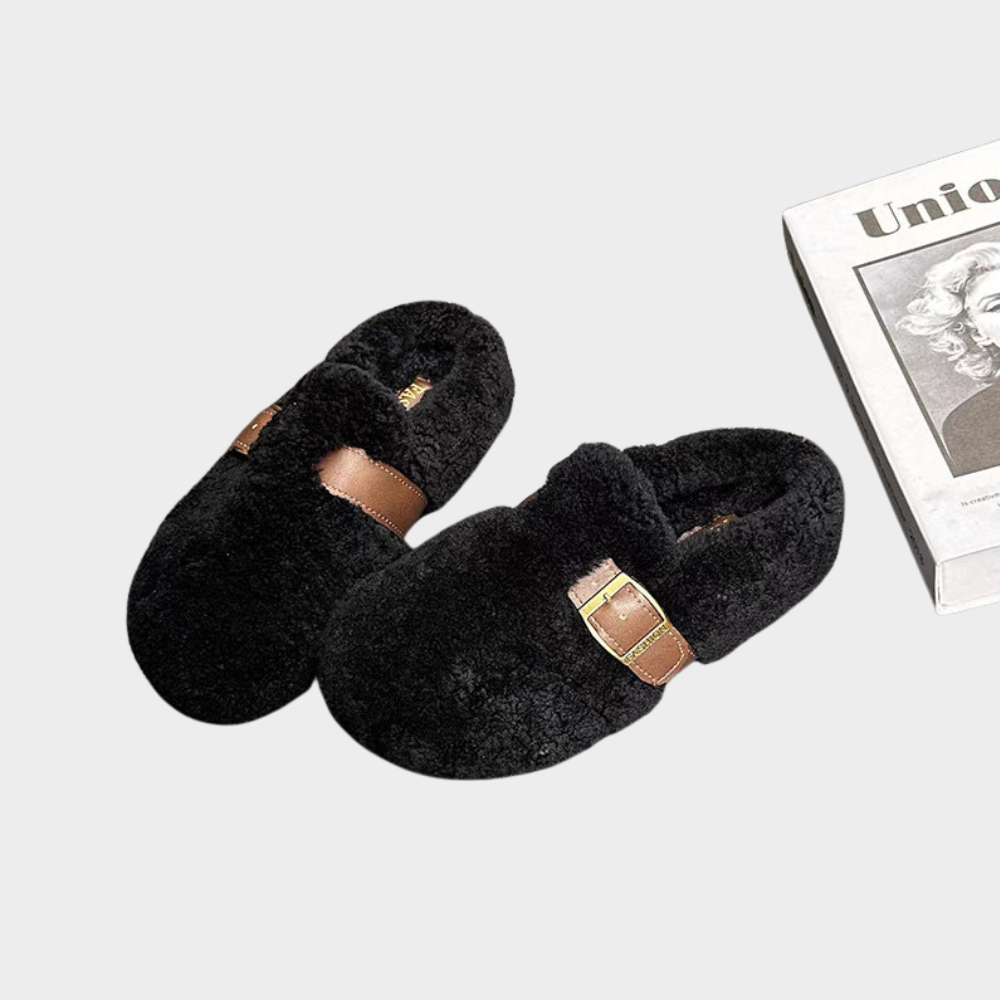 Elara™ | Cozy Fluffy Loafers