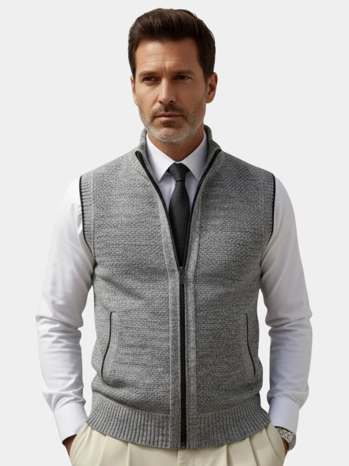 Jakev | Elegant Gilet with Full Zip