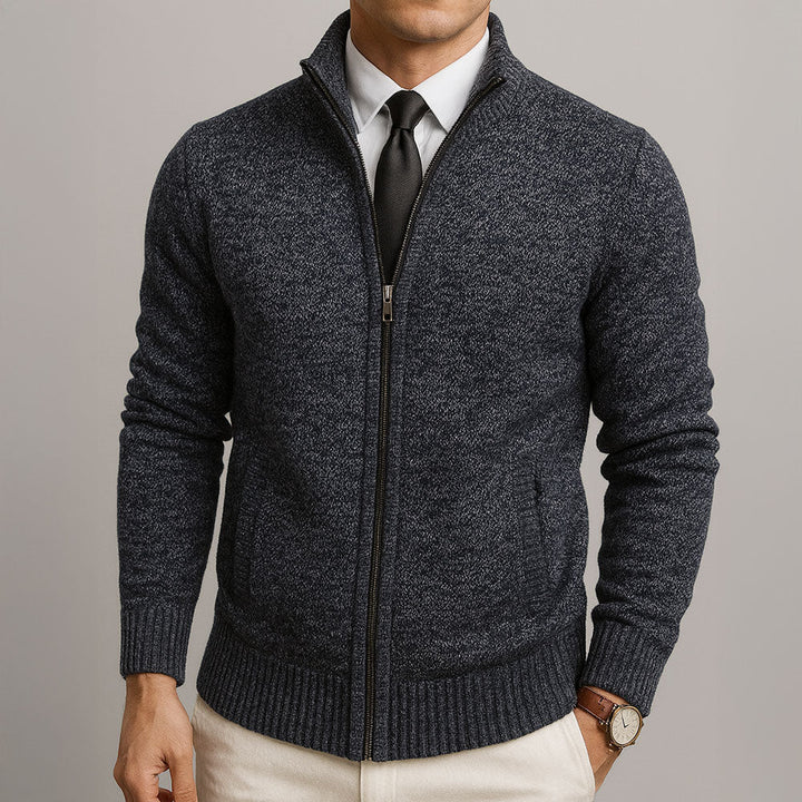 Jake | Wool Zip Cardigan