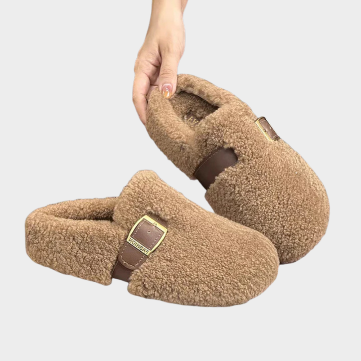 Elara™ | Cozy Fluffy Loafers