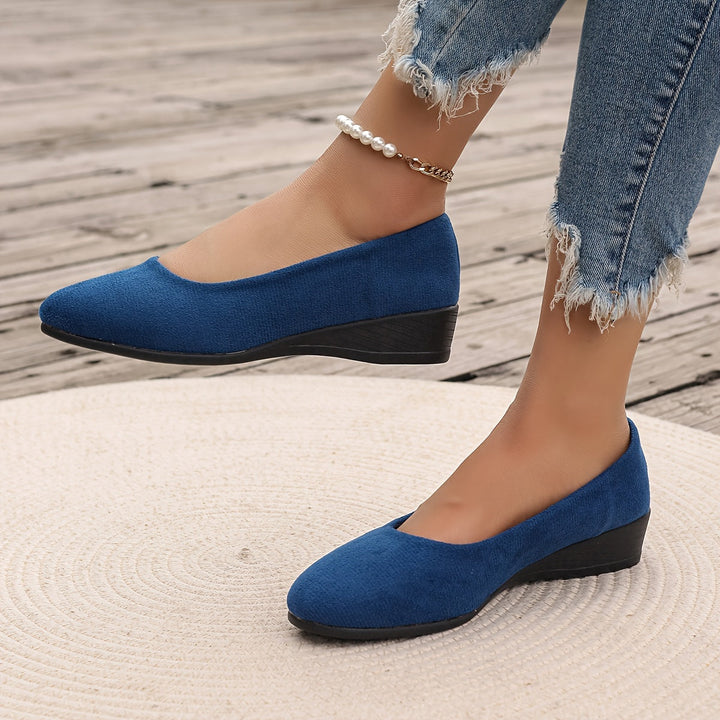 Éliane | Comfortable Wedge Ballet Flats