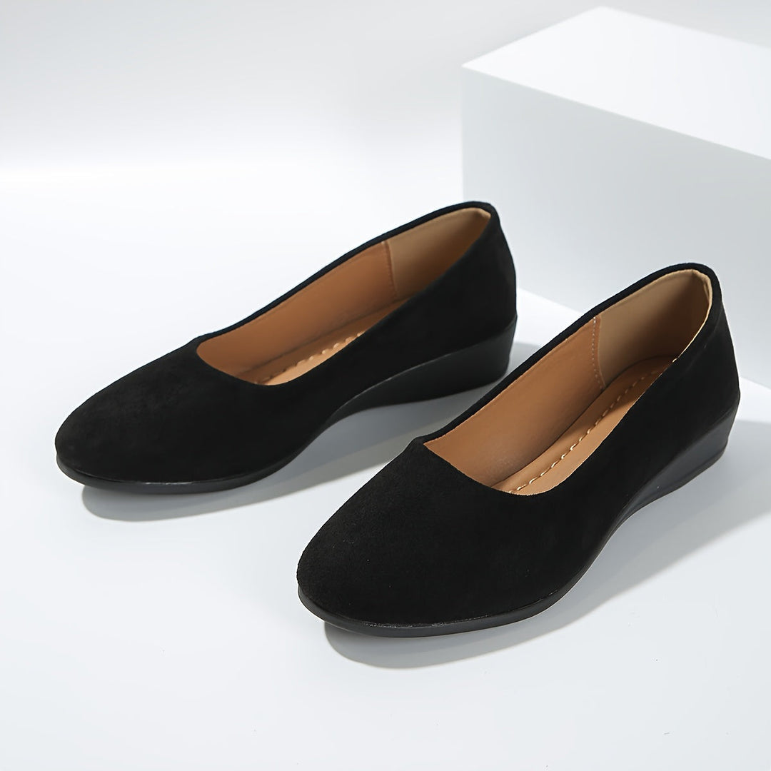 Éliane | Comfortable Wedge Ballet Flats