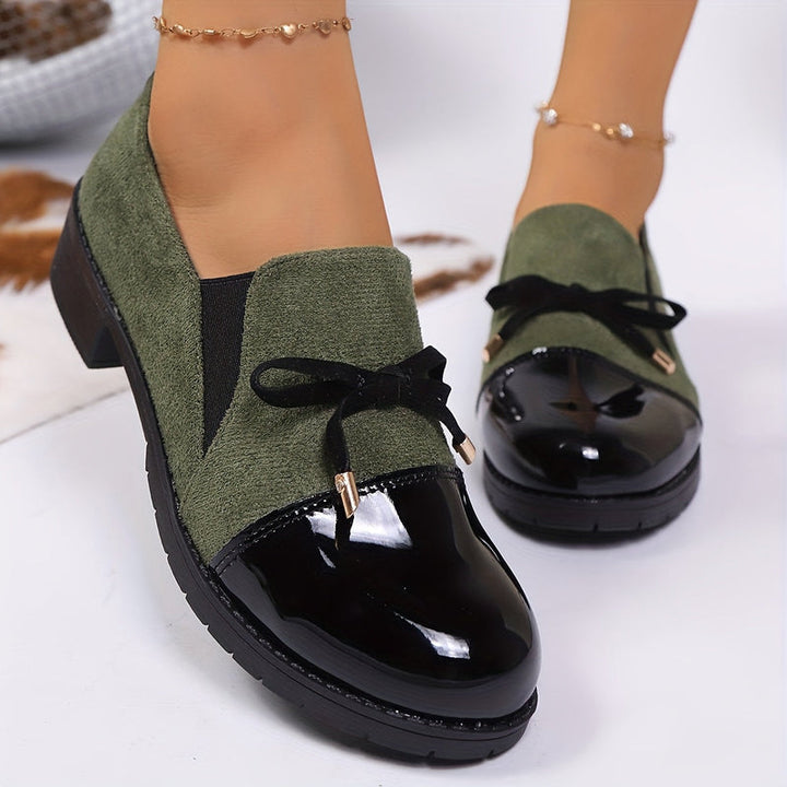 Virna | Comfortable and Elegant Loafers with Bow