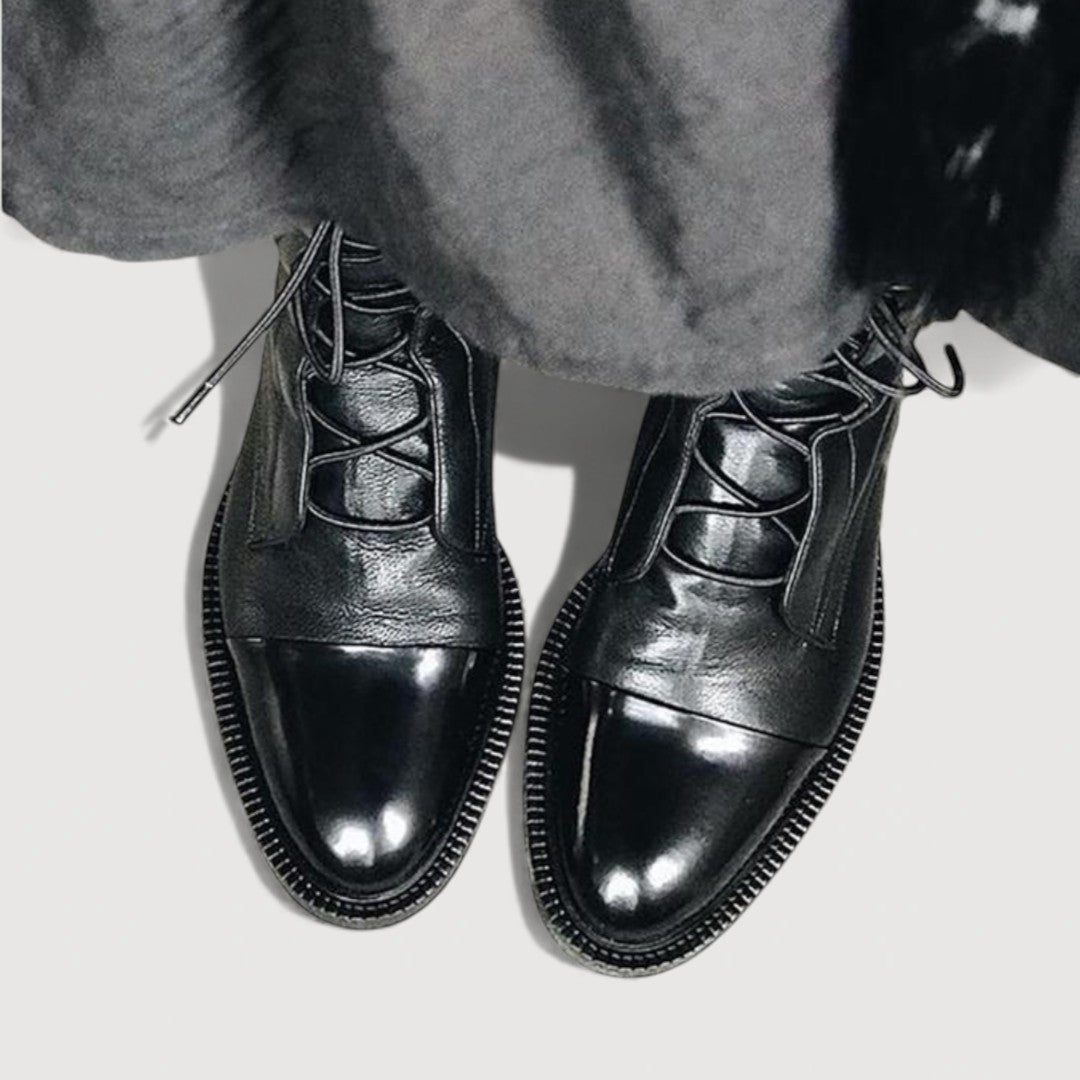 Elisa | Elegant Ankle Boots with Laces