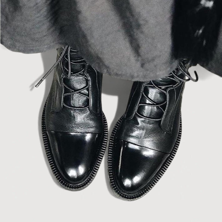 Elisa | Elegant Ankle Boots with Laces
