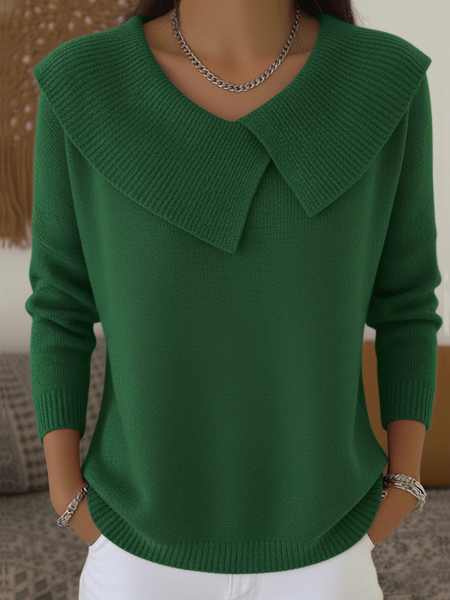 Lucia | Elegant Sweater with Soft Collar