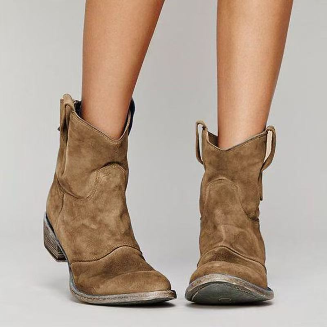 Carlotta | Chic Suede Ankle Boots | Fashion-Forward Look