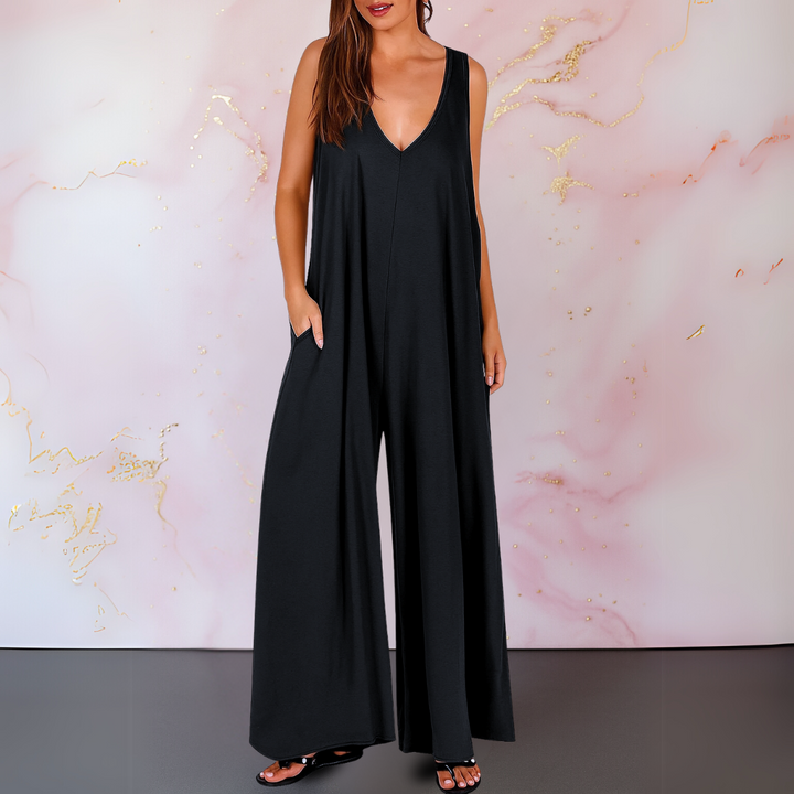 Grace™ | Wide Leg Sleeveless Jumpsuit