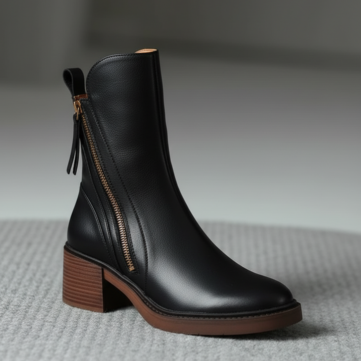 Garciela | Elegant Ankle Boots with Medium Heel
