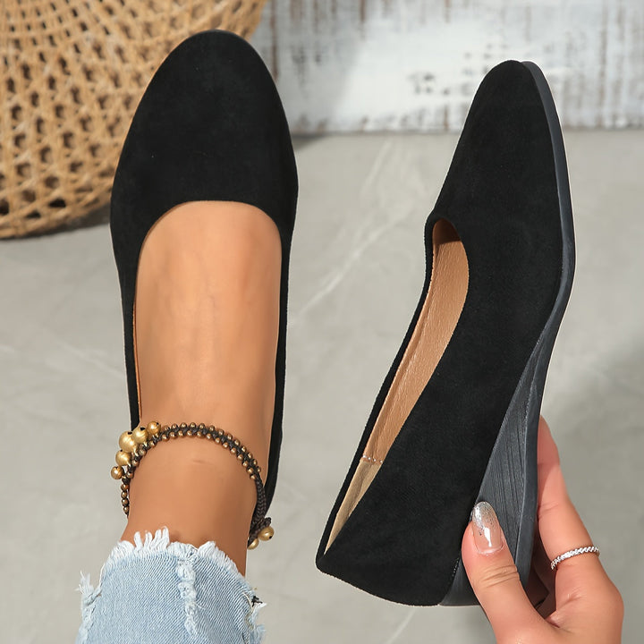 Éliane | Comfortable Wedge Ballet Flats