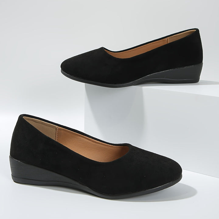 Éliane | Comfortable Wedge Ballet Flats