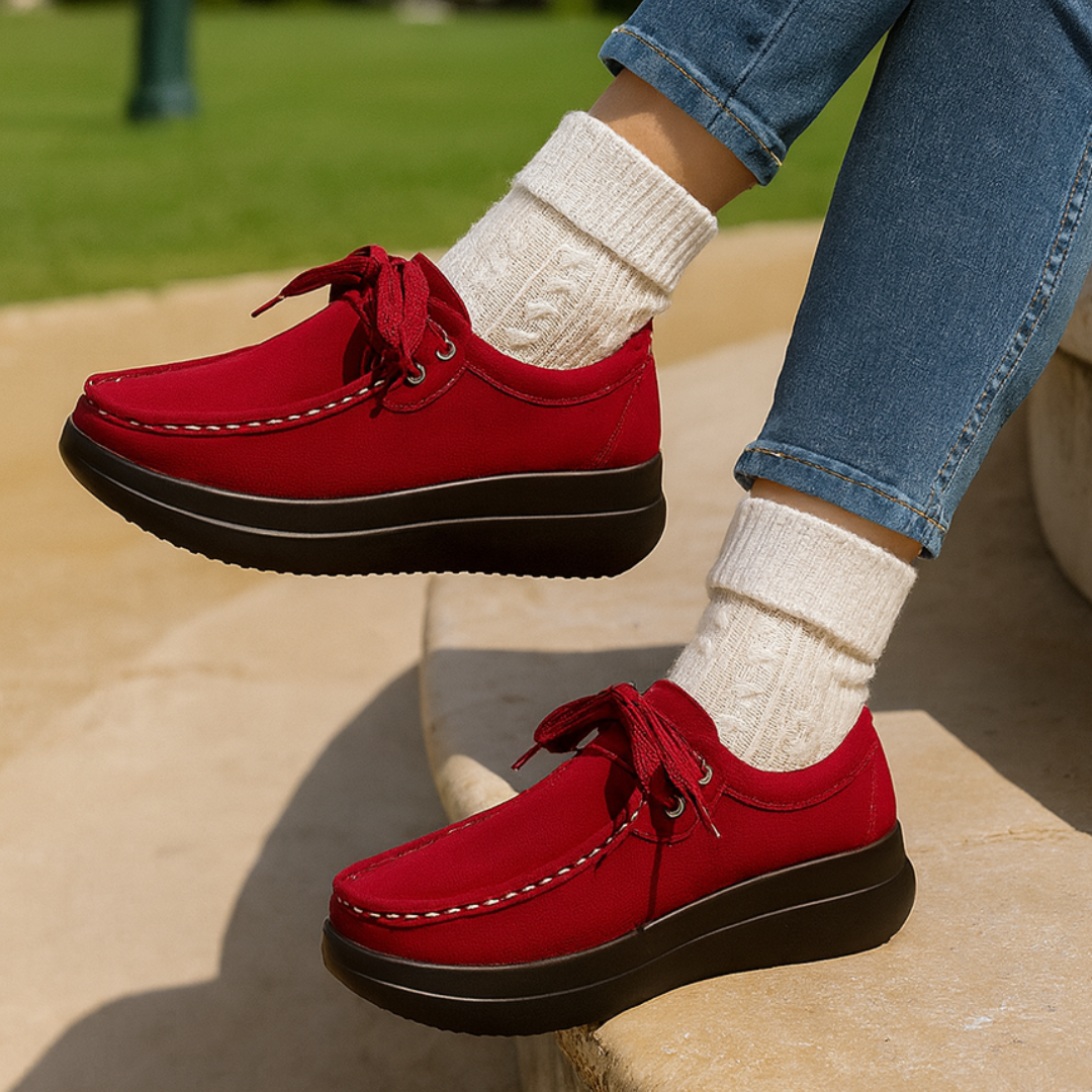 Tonja | Suede Shoes with Laces
