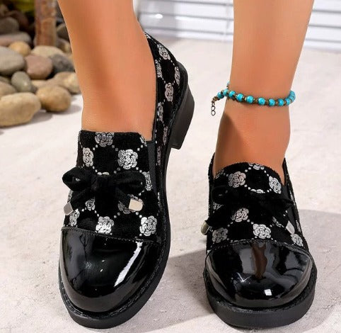 Virna | Comfortable and Elegant Loafers with Bow