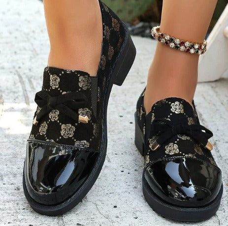 Virna | Comfortable and Elegant Loafers with Bow