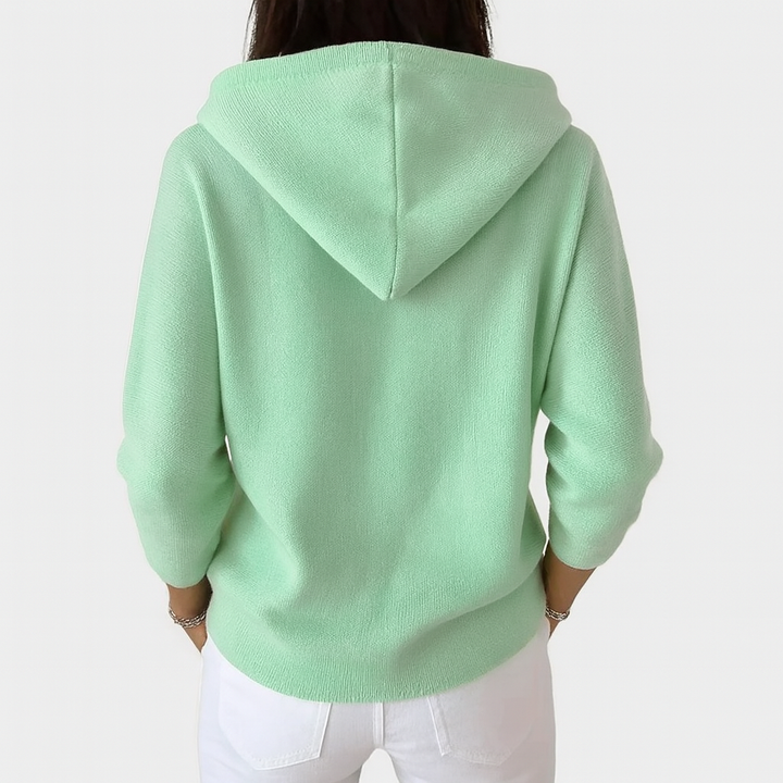 Arvoline | Elegant Hooded Cardigan
