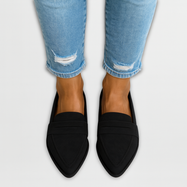 Nadia | Suede Loafers
