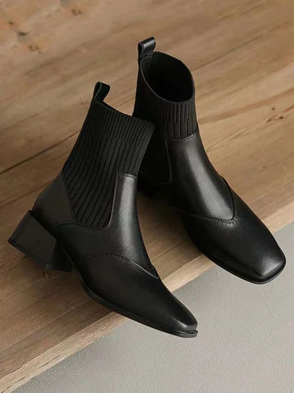 Lina | Warm Ankle Boots with Medium Heel