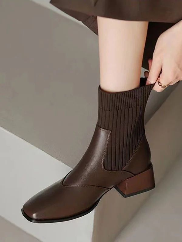 Lina | Warm Ankle Boots with Medium Heel