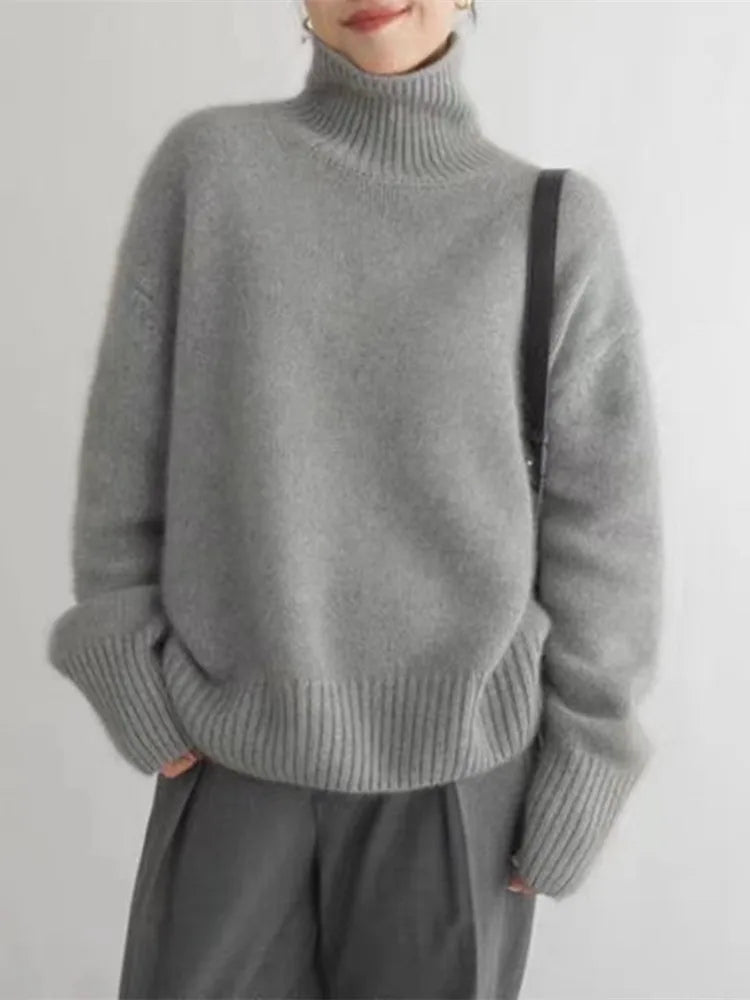 Monika™ | High Collar Sweater