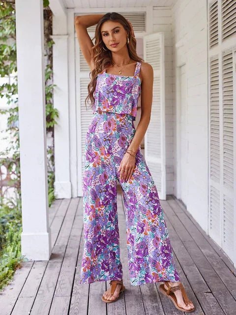 Nympha | Floral Wide Leg Jumpsuit