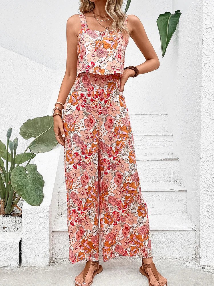 Nympha | Floral Wide Leg Jumpsuit