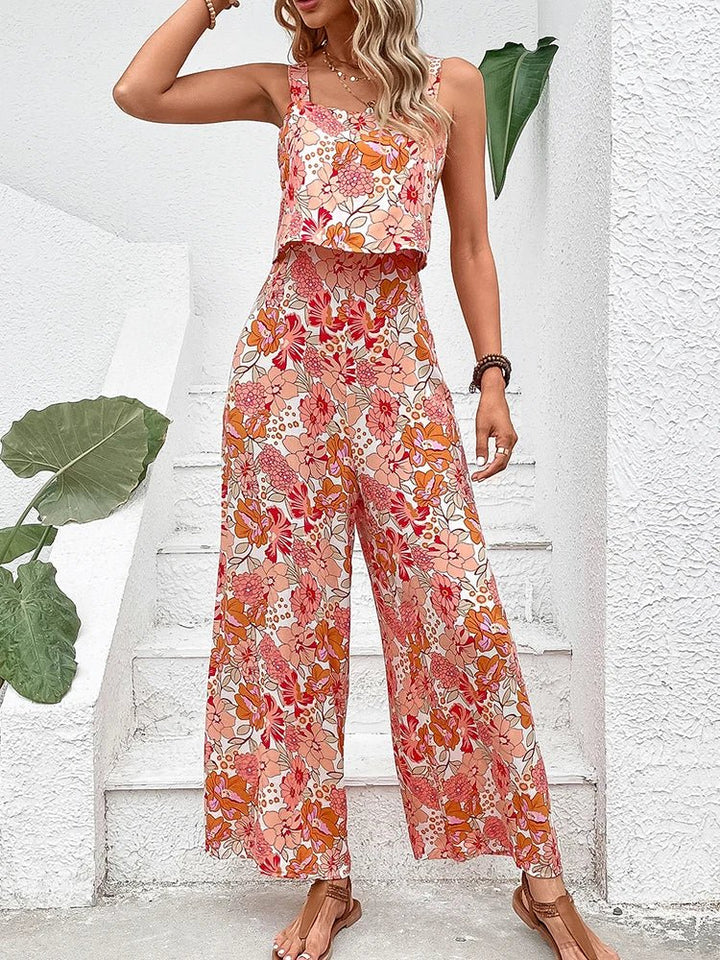 Nympha | Floral Wide Leg Jumpsuit