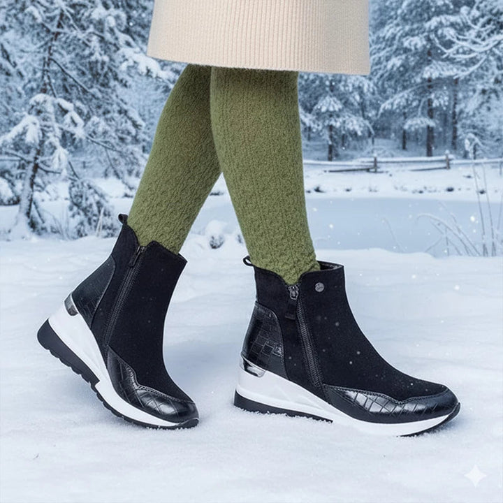 Niniane – Orthopedic Ankle Boots with Side Zipper