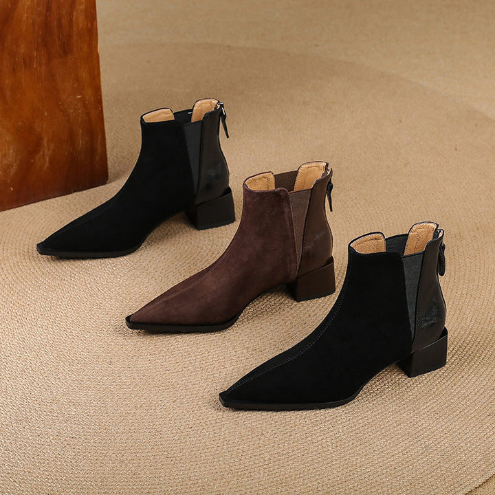 Verena | Soft and Refined Ankle Boots with Comfortable Heel