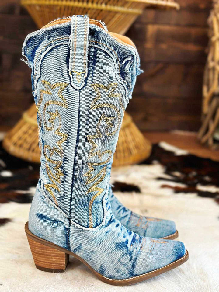 Dakota™ | Denim Western Boots