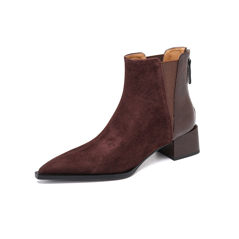 Verena | Soft and Refined Ankle Boots with Comfortable Heel