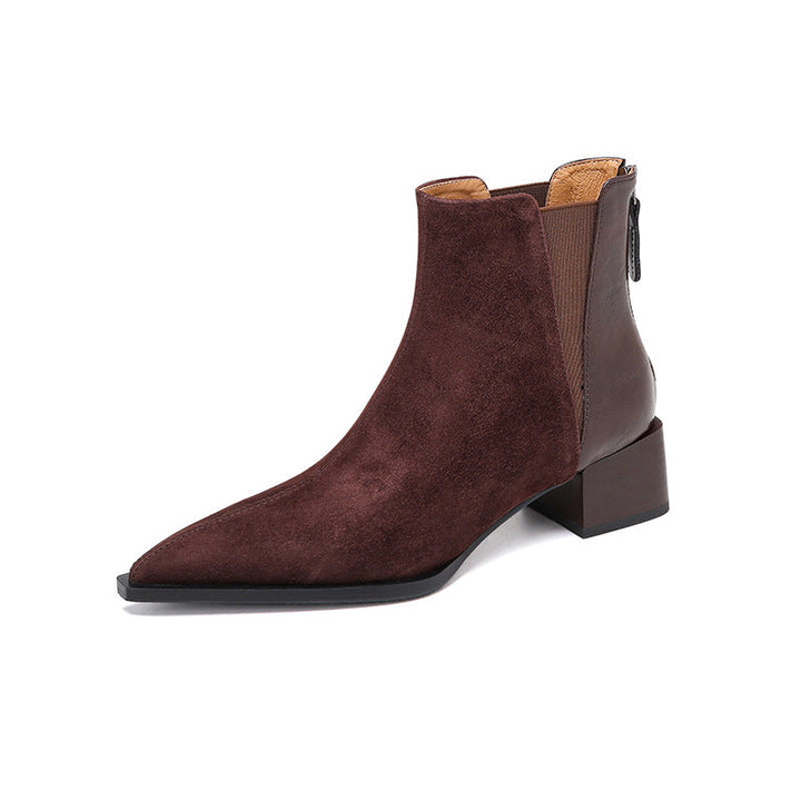 Verena | Soft and Refined Ankle Boots with Comfortable Heel