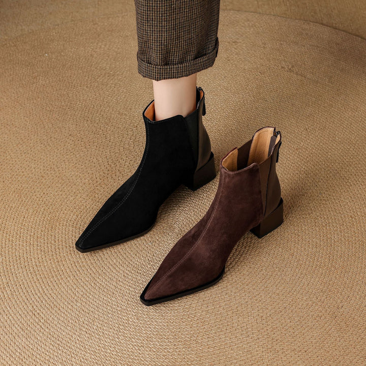 Verena | Soft and Refined Ankle Boots with Comfortable Heel