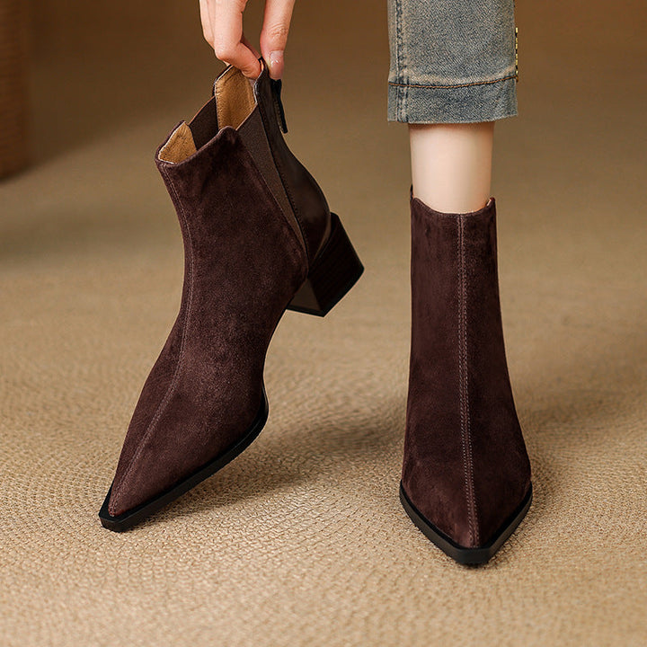Verena | Soft and Refined Ankle Boots with Comfortable Heel