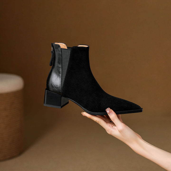 Verena | Soft and Refined Ankle Boots with Comfortable Heel