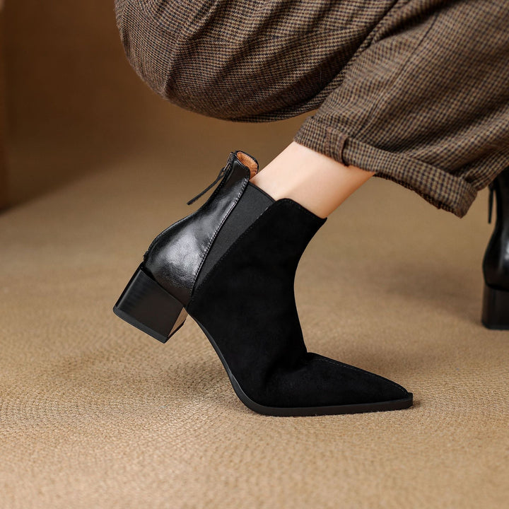 Verena | Soft and Refined Ankle Boots with Comfortable Heel