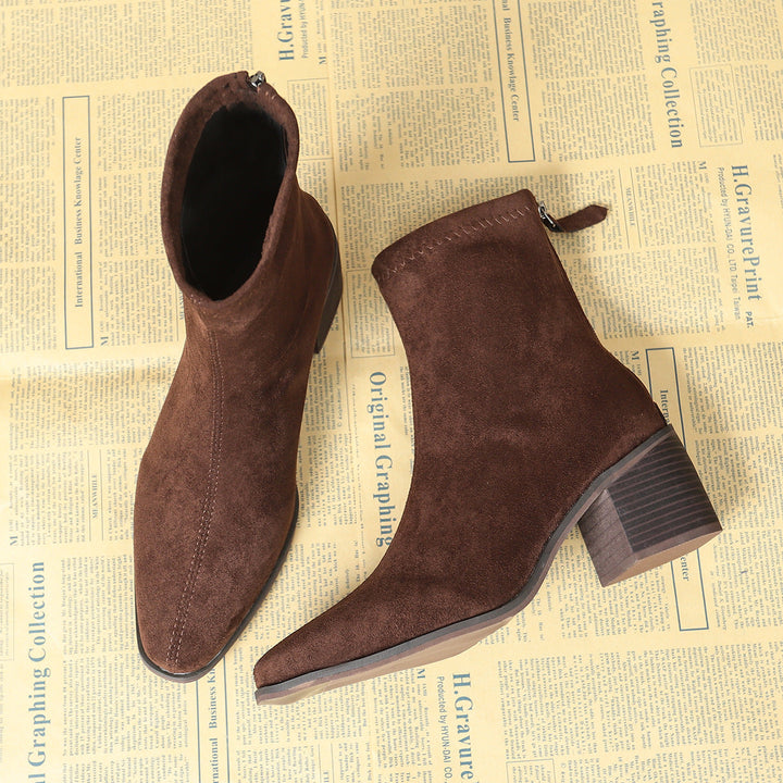 Giuliana | Elegant Suede Ankle Boots