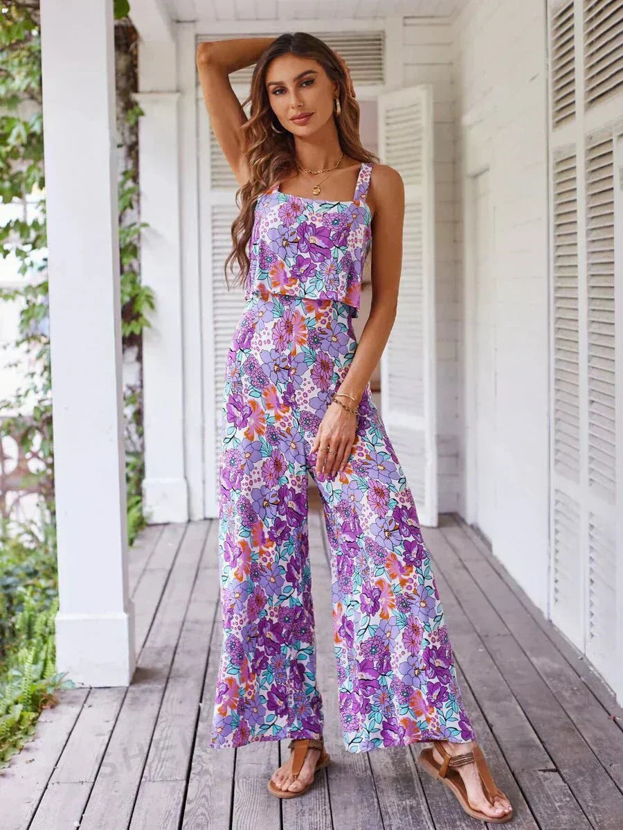 Nympha | Floral Wide Leg Jumpsuit