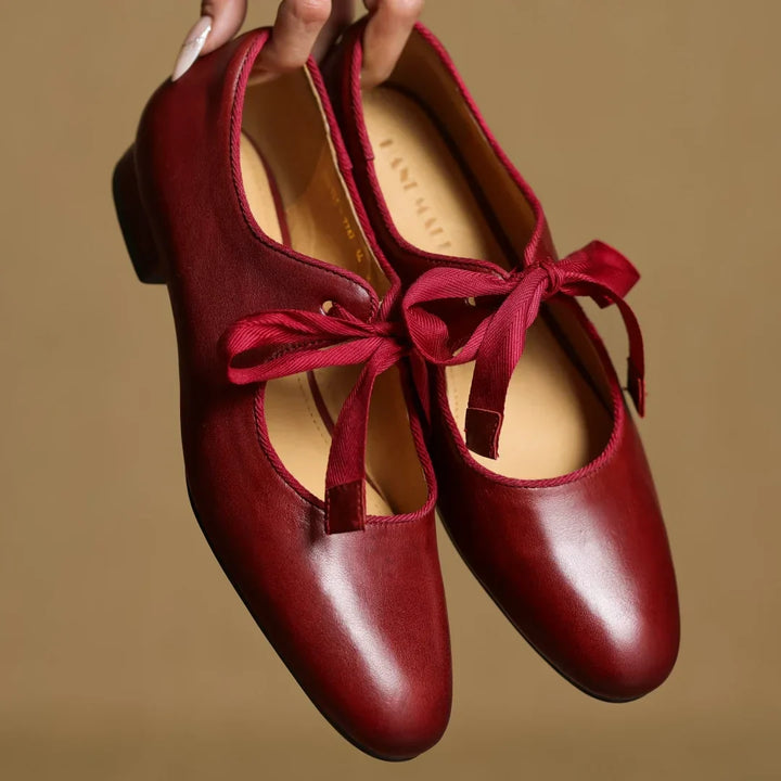 Bellaria | Elegant Ballerinas in Genuine Italian Leather with Bow