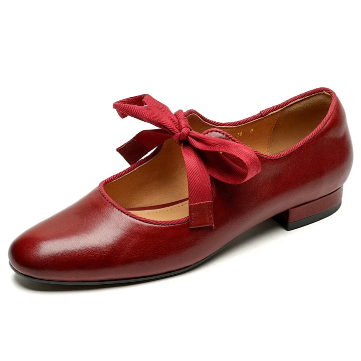 Bellaria | Elegant Ballerinas in Genuine Italian Leather with Bow