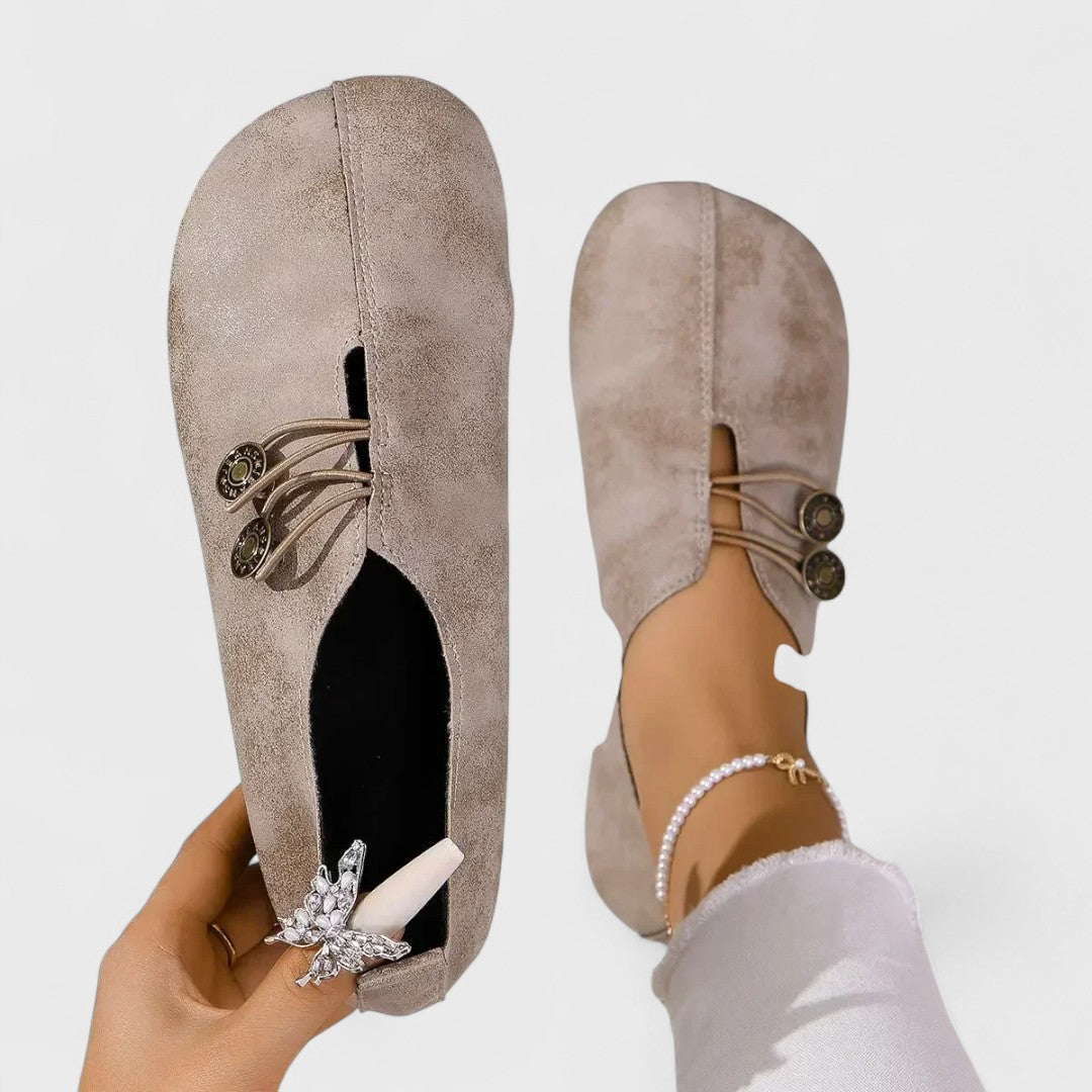 Teresa | Orthopedic Moccasins in Soft Suede Leather