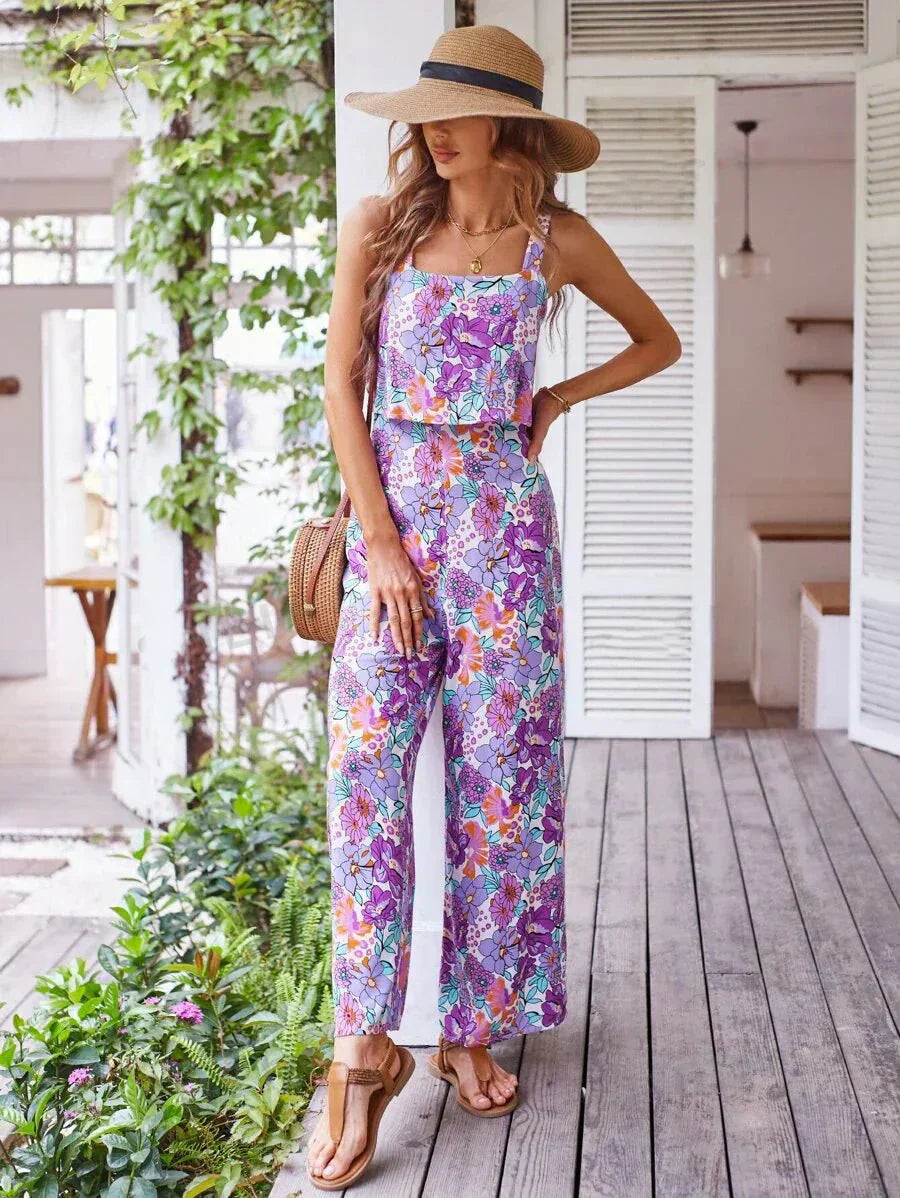 Nympha | Floral Wide Leg Jumpsuit