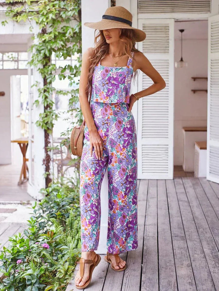 Nympha | Floral Wide Leg Jumpsuit